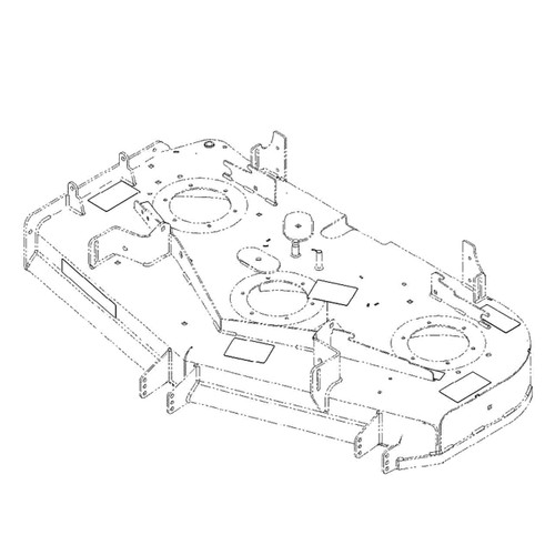 126-8956 - DECK DECAL ASM - (TORO ORIGINAL OEM) - Image 1