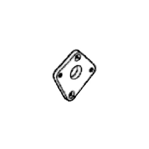 132-0288 - PLATE-CARBURETOR JOINT - (TORO ORIGINAL OEM)