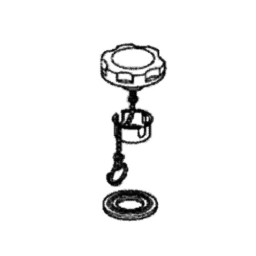 132-0414 - FUEL FILLER CAP ASM - (TORO ORIGINAL OEM) 132-0414 - FUEL FILLER CAP ASM - (TORO ORIGINAL OEM)