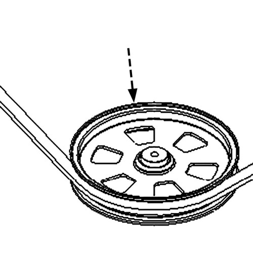132-4734 - PULLEY-IDLER FLAT - (TORO ORIGINAL OEM) - Image 1