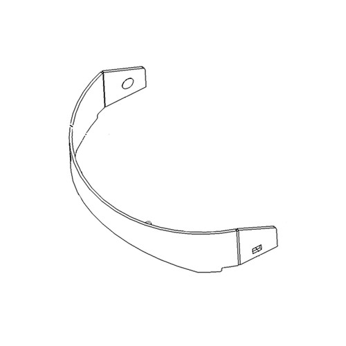 134-1593-01 - BAFFLE- MULCHING RH 48 (RD) - (TORO ORIGINAL OEM)
