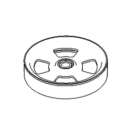 136-5404 - PULLEY-IDLER FLAT - (TORO ORIGINAL OEM)