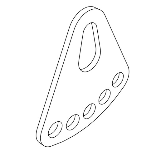 138-6006 - PLATE-HOC ADJUSTMENT - (TORO ORIGINAL OEM)