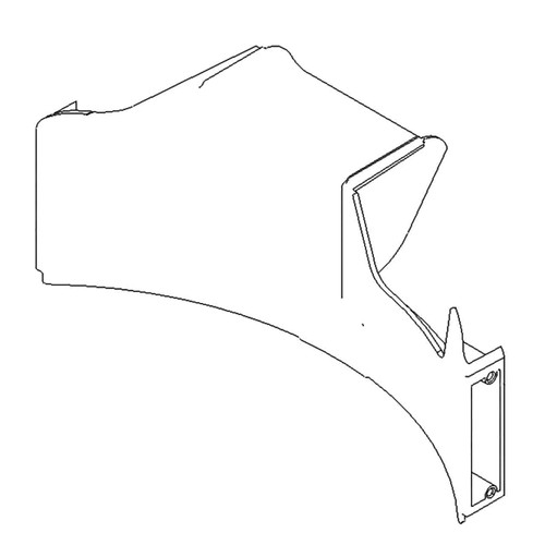 139-5440 - BAFFLE-REAR RWD - (TORO ORIGINAL OEM) - Image 1