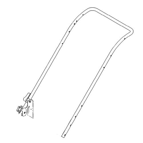 144-6516-05 - HANDLE-CURVED - (TORO ORIGINAL OEM) - Image 1