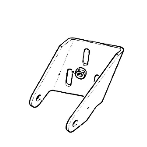 63-1560 - BRKT-FRONT ROLLER LH *R - (TORO ORIGINAL OEM)