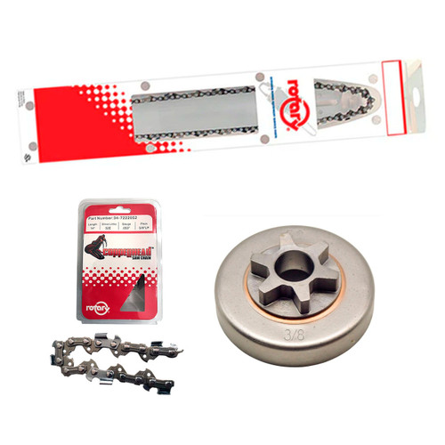 14" Bar Chain(x2) And Sprocket Kit For ECHO CS-2511 Chainsaw