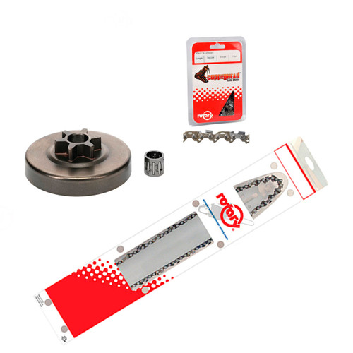 14" Bar Chain(x2) And Complete Sprocket Kit For STIHL MS 193 Chainsaw