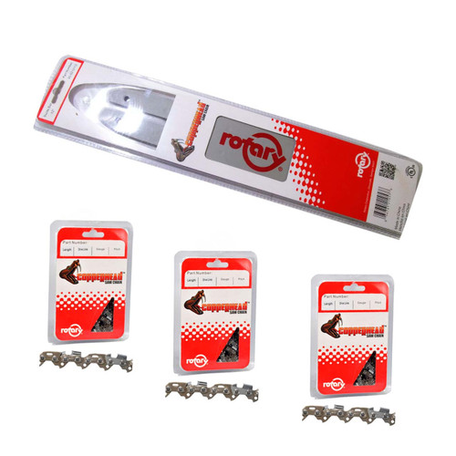 12" Bar And Chain(x3) Kit For STIHL MS 200 Chainsaw