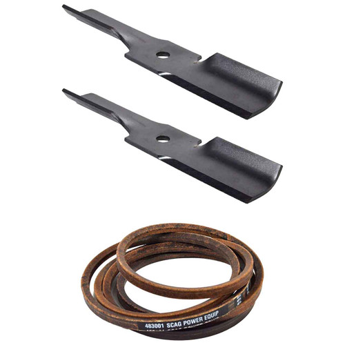 Scag Walk Behind Lawn Mower 36A Deck Drive Belts & Blade Kit OEM