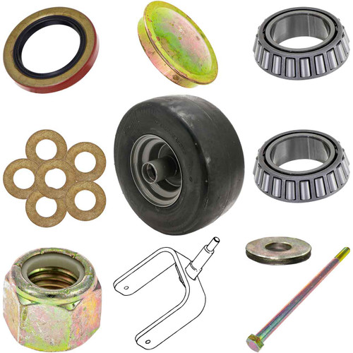 Fork Kit Bearing With Fork -  Hardware and Tire Assy For Toro Zmaster 96" 7500 Series