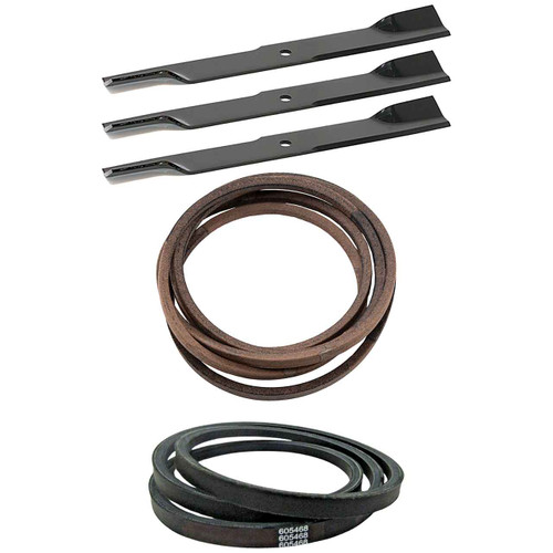 Hustler Fastrak SDX 60" Blades x3 & Belts Kit OEM (H-F-CW)