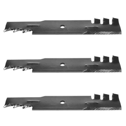 16-1/4" Universal Wide Heavy Duty Mulching Blade Kit(3 Pack) For Replace Ferris Blade - 5/8" Center Hole