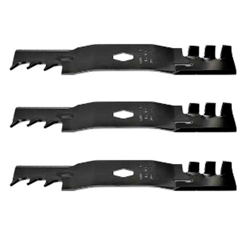 17-1/4" Blade Kit(3 Pack) Compatible With MTD OEM 742P05094X - Diamond Center Hole