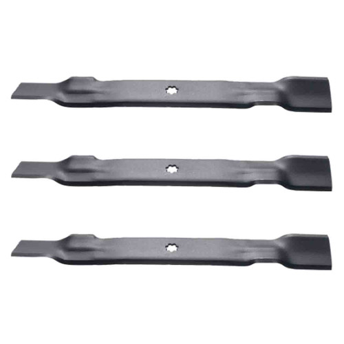 21-7/16" Oregon Blade Kit(3 Pack) Compatible With JOHN DEERE OEM AM141031 - 7 pt. star" Center Hole Diam. - Image 1