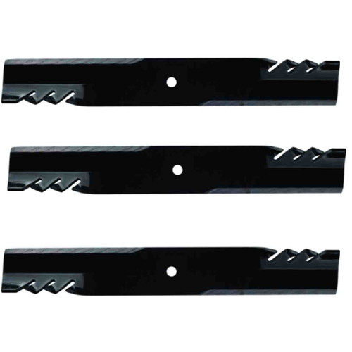 18" Oregon Blade Kit(3 Pack) Compatible With EXMARK OEM 116-5176-S - 15/16" Center Hole Diam._A8 - Image 1 18" Oregon Blade Kit(3 Pack) Compatible With EXMARK OEM 116-5176-S - 15/16" Center Hole Diam._A8 - Image 1