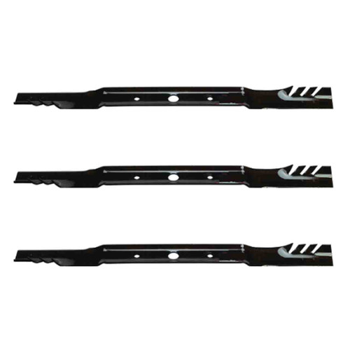 24-15/16" Universal OEM 591-585 Oregon Blade Kit(3 Pack) 1" Center Hole 3" Width 0,203" Thickness 1" Air Lift - Image 1