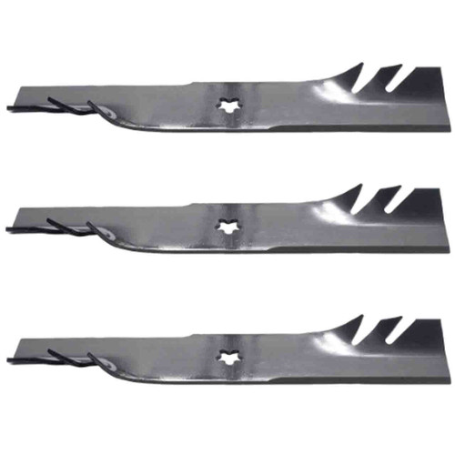 15-1/2" Oregon Blade Kit(3 Pack) Compatible With HUSQVARNA OEM 917152443P - 5 pt. star" Center Hole Diam._A5 - Image 1