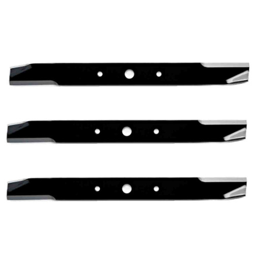 27" Universal OEM 91-593 Oregon Blade Kit(3 Pack) 1" Center Hole 2,5" Width 0,312" Thickness 1-3/8" Air Lift - Image 1