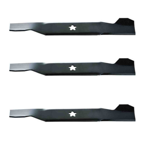15-3/8" Oregon Blade Kit(3 Pack) Compatible With AYP OEM 917130652MS - 5 pt. star" Center Hole Diam. - Image 1 15-3/8" Oregon Blade Kit(3 Pack) Compatible With AYP OEM 917130652MS - 5 pt. star" Center Hole Diam. - Image 1