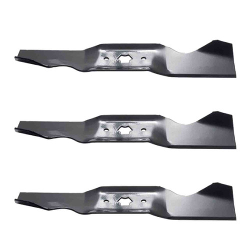 14-13/16" Universal OEM 98-069 Oregon Blade Kit(3 Pack) 5/8 6 pt. star" Center Hole 3" Width 0,12" Thickness 1-3/16" Air Lift - Image 1