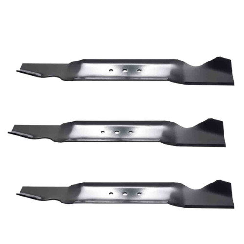 21-3/16" Universal OEM 98-499 Oregon Blade Kit(3 Pack) 3/8" Center Hole 3" Width 0,149" Thickness 1-1/4" Air Lift - Image 1