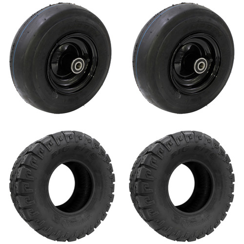 Complete Tire Kit For Dash XD Hustler Mower Model 940759