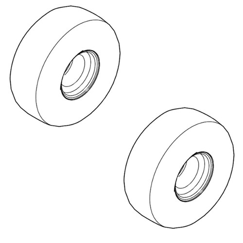 Rear Tire Kit For SCAG SLS Zero Turn Riders Model SLS42H-20PX - Image 1