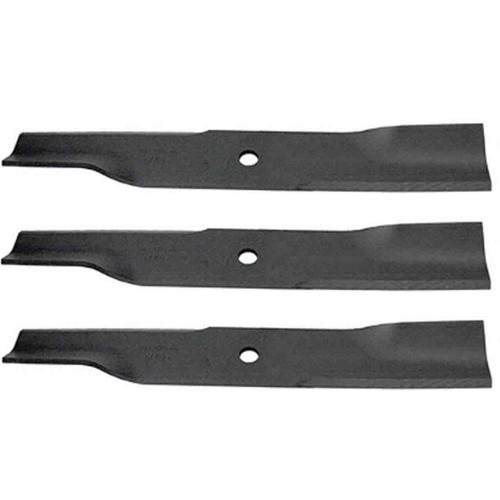 Blade Kit(3 Pack) Compatible With HUSTLER / EXCEL / BIG DOG Mowers for 48" cut Formed High Lift Blade. IMAGEN