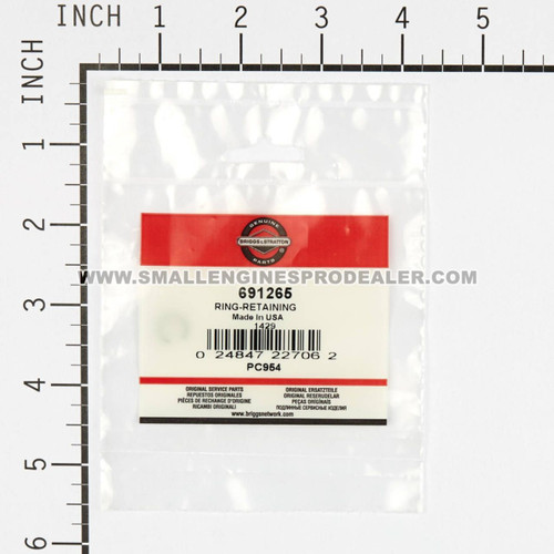 BRIGGS & STRATTON RING-RETAINING 691265 - Image 3