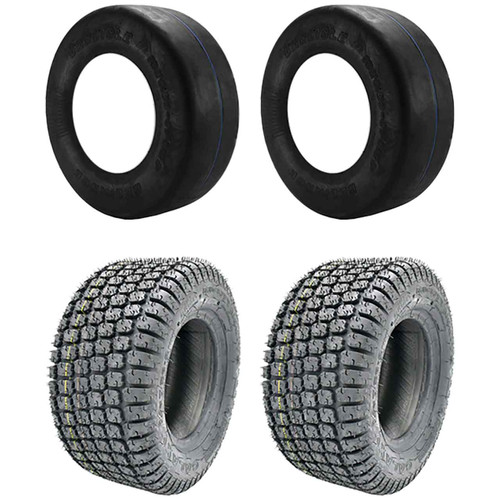 Complete HD Tire Kit For Super S Hustler Mower Model 943142