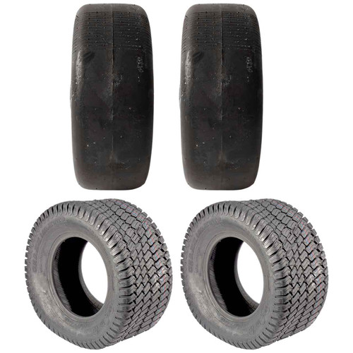 Complete HD Tire Kit For SCAG Liberty Z Model SZL42H-22PX
