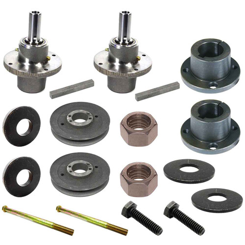 Complete Spindle Kit With Pulleys For Scag Belt Drive 32" Model SW32-14FS