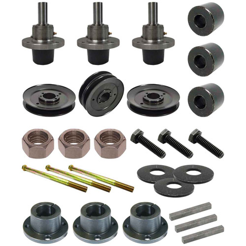Complete HD Spindle Kit With Pulleys For Scag Cheetah II 72" Model SCZII72RD-40BVEFI