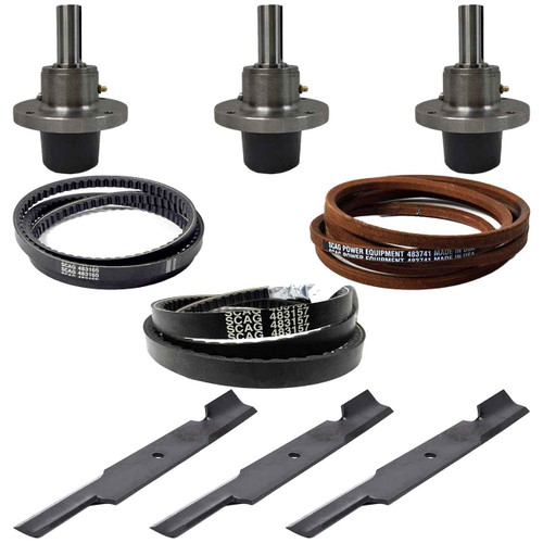 Spindle and Blade & Belt HD Kit For Scag Cheetah II 61" Model SCZII61V-38CVEFI