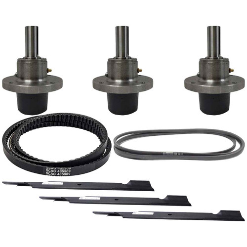 Spindle and Blade & Belt HD Kit For Scag Turf Tiger II 72" Model STTII72V-38CHEFI