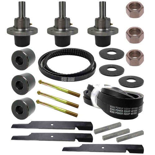 Deck Moving Parts Maintenance HD Kit For Scag Turf Tiger II 61" Model STTII61V-38CHEFI