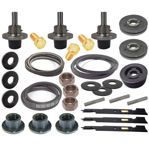 Complete Deck Moving Parts Maintenance HD Kit For Scag Hydro Drive  52" Model SWZ52V-18FSE