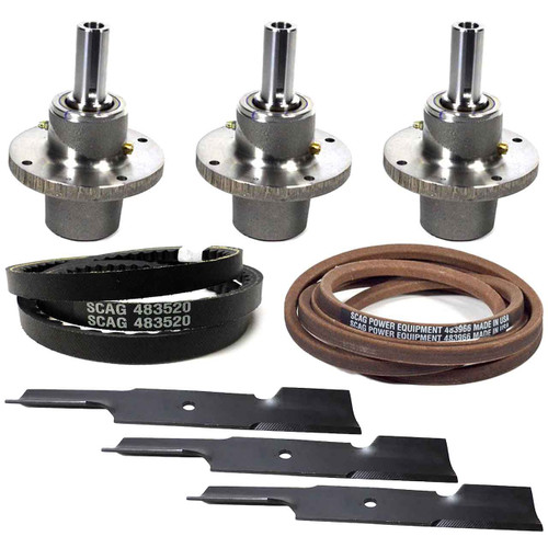 Spindle and Blade & Belt Kit For Scag V-Ride II   48" Model SVRII48V-22FX