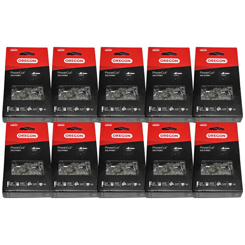 20LPX081G PowerCut Saw Chain by Oregon – 20" Bar, .050" Gauge, 80DL - 10 PACK