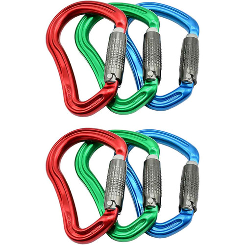 Blue, Green And Red A907-P3 CARABINERS (2-Pack) From DMM