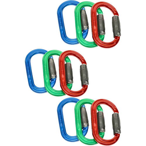 Blue, Green And Red A327-P3 CARABINERS (3-Pack) From DMM