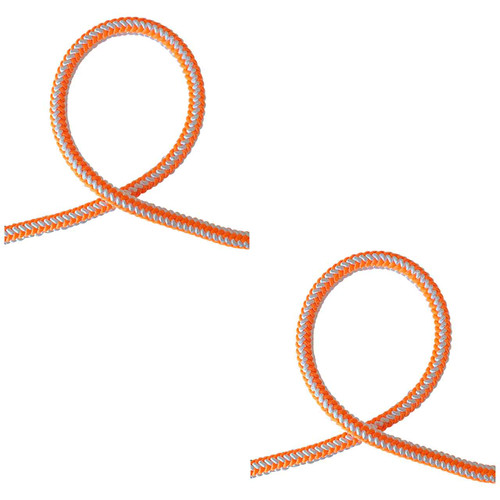 Orange And White 4A-1605-200TSE 16 Strand Arborist Rope (2-Pack) From PELICAN ROPE
