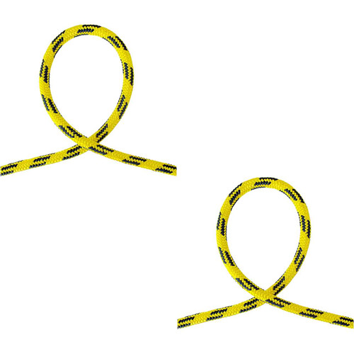 Yellow And Black A4A-14Y-200TSE 24 Strand Arborist Rope (2-Pack) From PELICAN ROPE