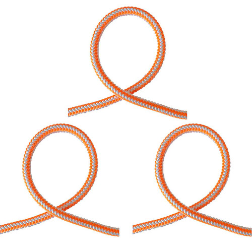 Orange And White 4A-1605-150TSE 16 Strand Arborist Rope (3-Pack) From PELICAN ROPE
