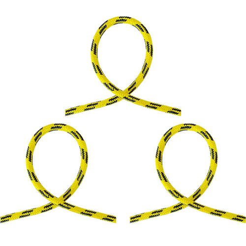 Yellow And Black 4A-14Y-200H 24 Strand Arborist Rope (3-Pack) From PELICAN ROPE