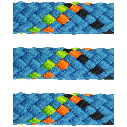 Blue And Lime A1WPP-161L54-150SNTE Static Master Pro Climbing Rope (3-Pack) From PELICAN ROPE