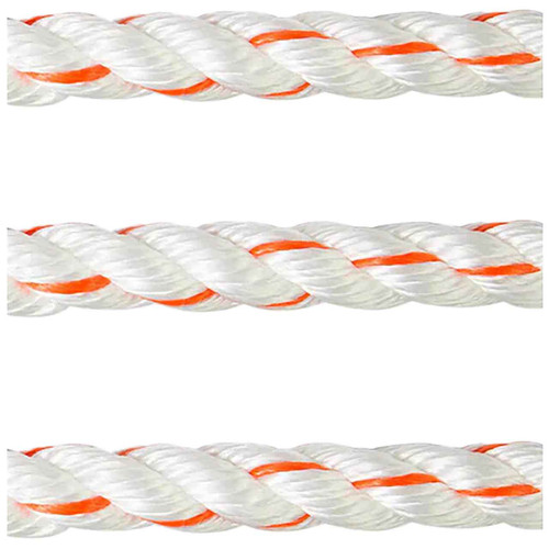 White And Orange PD-2405-150H Rig Master Rigging Rope (3-Pack) From PELICAN ROPE
