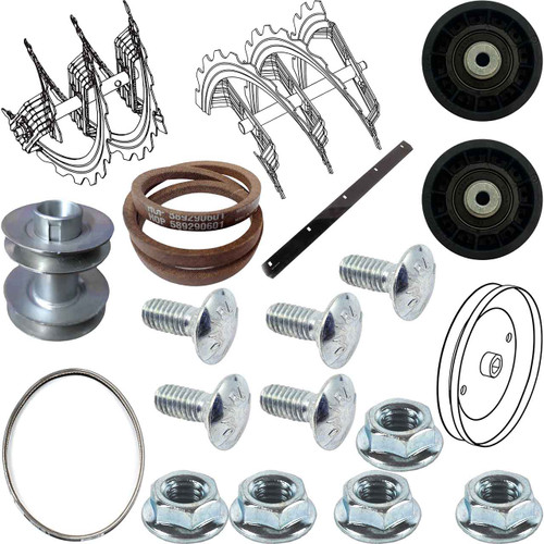 Husqvarna Pulleys & Belts And Auger Maintenance For ST 430T Snow Blower