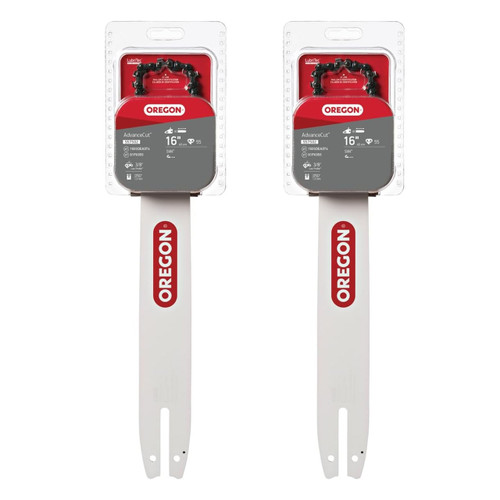 557502 - BAR & CHAIN COMBO PACK BY OREGON 91PX055, PITCH 160SDEA074 BAR GAUGE  DL - 2 PACK